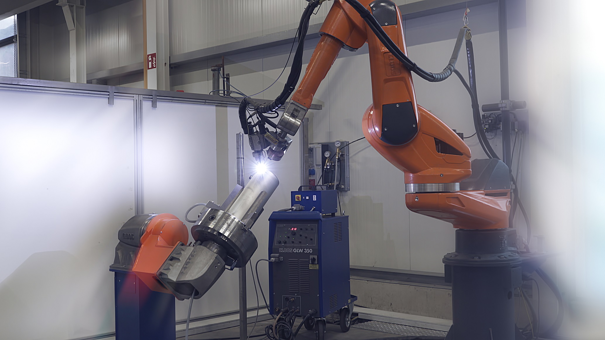 TIG welding robot for tank construction at Heun