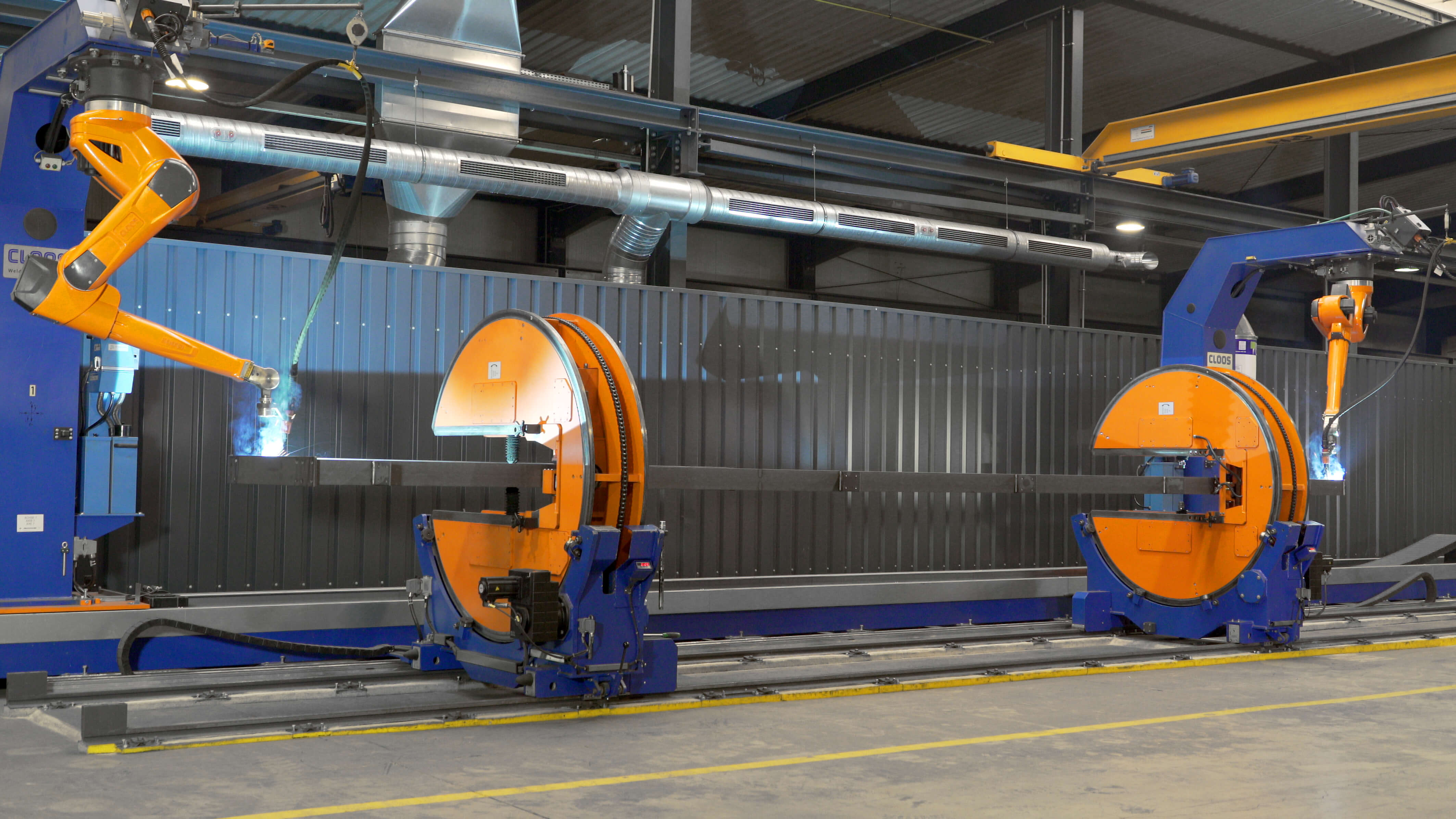 STAHA welds with CLOOS robots