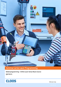 Robot programming – Online Laser Sensor Basic Course